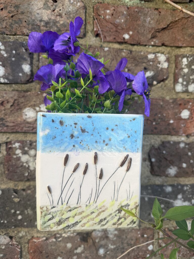 Wall Box with Grasses