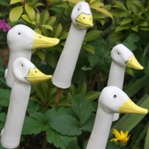 Garden Duck Bamboo toppers